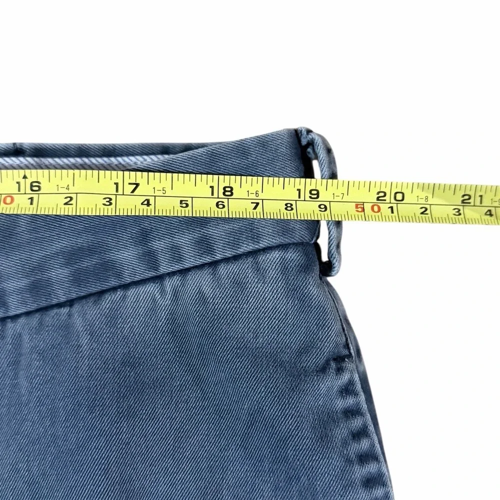 Peter Millar Pima Cotton Twill‎ Chino Pants Blue Raleigh Wash Men's Size 38 x 30